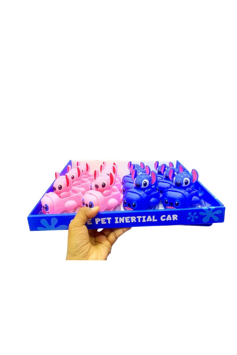 لعبة عربة ستيتش مع آلية القصور الذاتي(وردي) - Image 2