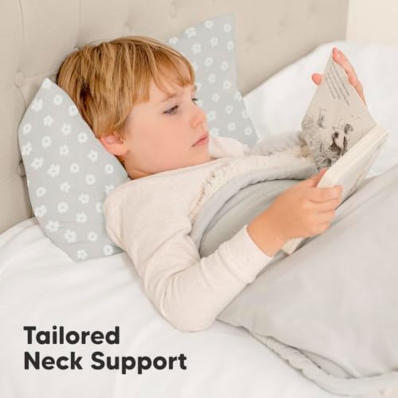 Toddler Pillow with Pillowcase, 13x18 My Little Dreamy Pillow Meadow Travel Bed Pillow for Sleep, Organic Cotton Small Pillowcase, Soft, Breathable, Machine Washable, Toddlers 2-5 years old - Image 5