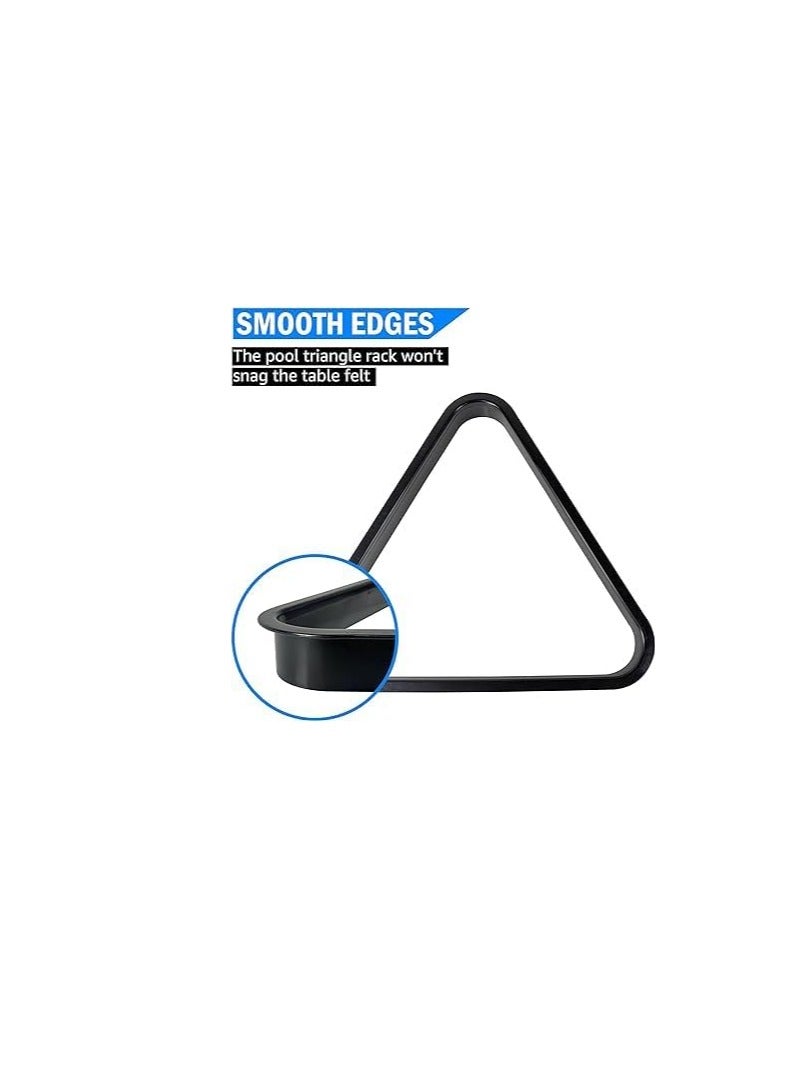 PRIME TAG Professional Pool Table Ball Triangle Rack – Durable Billiard Ball Positioning Rack for Accurate Ball Setup, Snooker, Pool Tables, Home & Club Game Accessories - Image 2