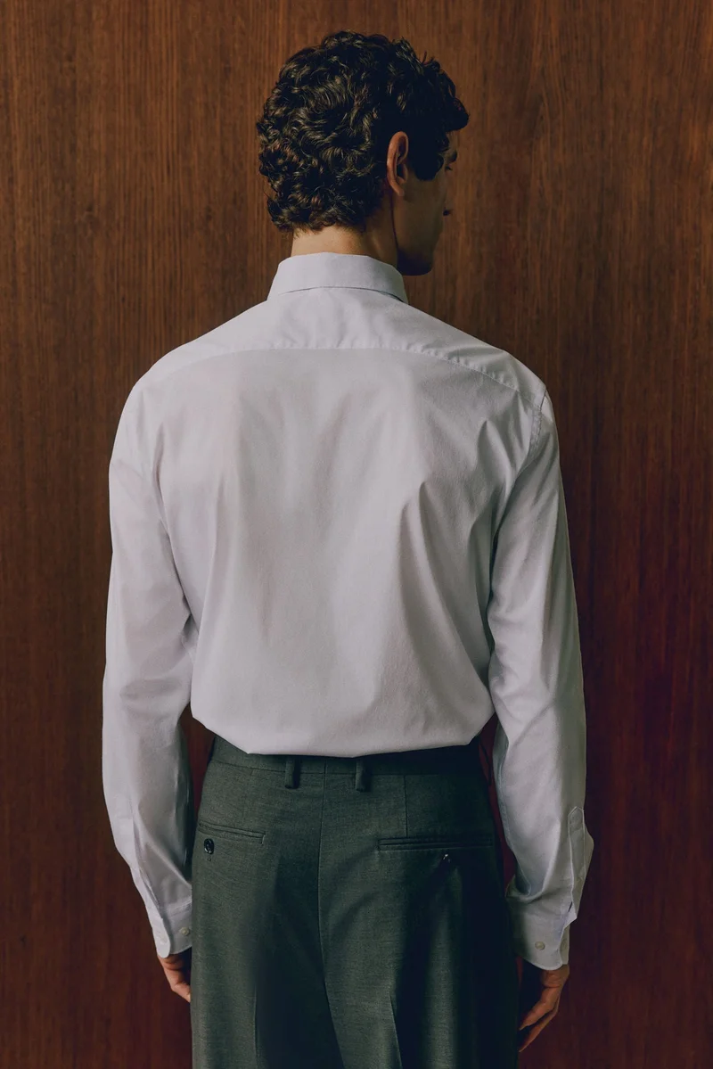 H&M  Slim Fit Strech shirt for Men | Best Price UAE