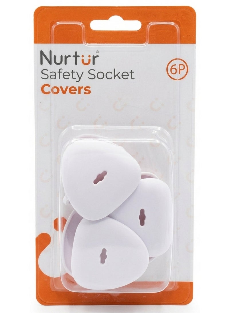 Nurtur Child Safety Socket Covers Set 6 Pcs - Image 1