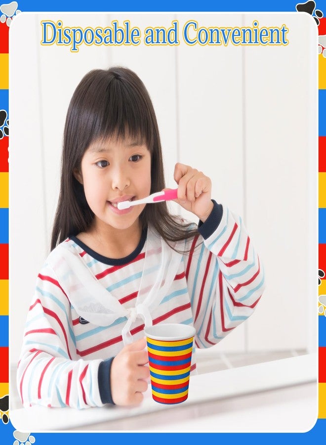 Marspark 600 Pack 3 oz Bathroom Paper Cups Mini Small Disposable Mouthwash Rinse Paper Cups for Kids Home Bathroom Party Picnic Barbecue Travel Event Pup Hospital Doctor Nurse Office(Dog Paw) - Image 4