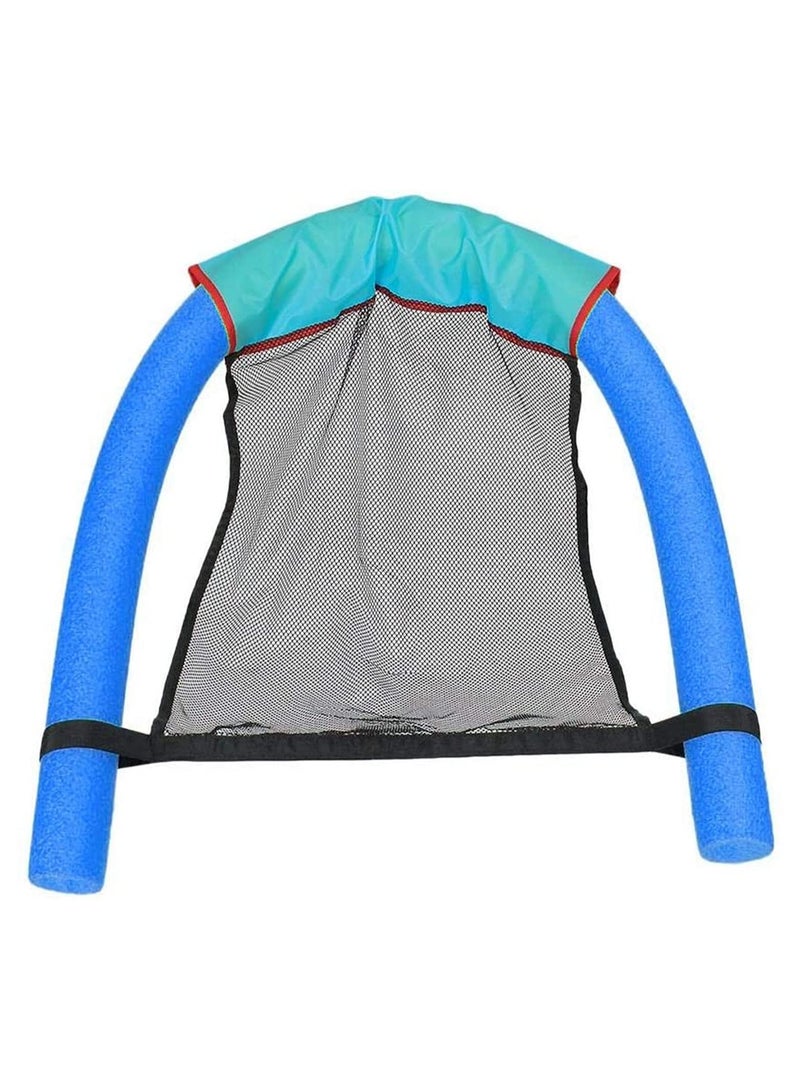 1PCS Inflatable Pool Floating Chair Swim Seat Water Bed with Solid Stick for Adults Bright Color Swimming Ring  Boat Toy Novelty Pool Noodle Lounge for Learning to Swim - Image 1
