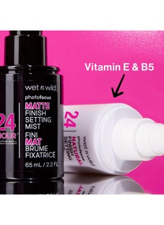 Wet N Wild Photo Focus Setting Mist 24Hr Wear Lightweight & Nourishing With Provitamin B5 & E Suitable For All Skin Types Crueltyfree & Vegan Matte Finish  - Image 5
