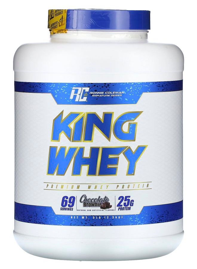 RONNIE COLEMAN Signature Series King Whey Chocolate Brownie 5 lbs (2.3 kg) 