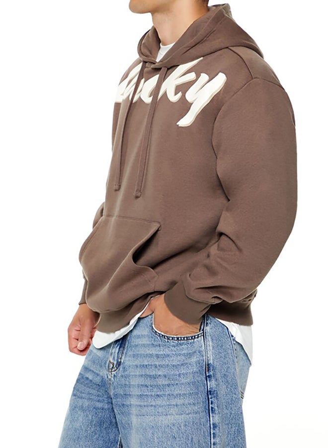 FOREVER 21 Lucky Horseshoe Graphic Hoodie - Image 2