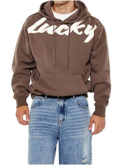 FOREVER 21 Lucky Horseshoe Graphic Hoodie  - Image 1