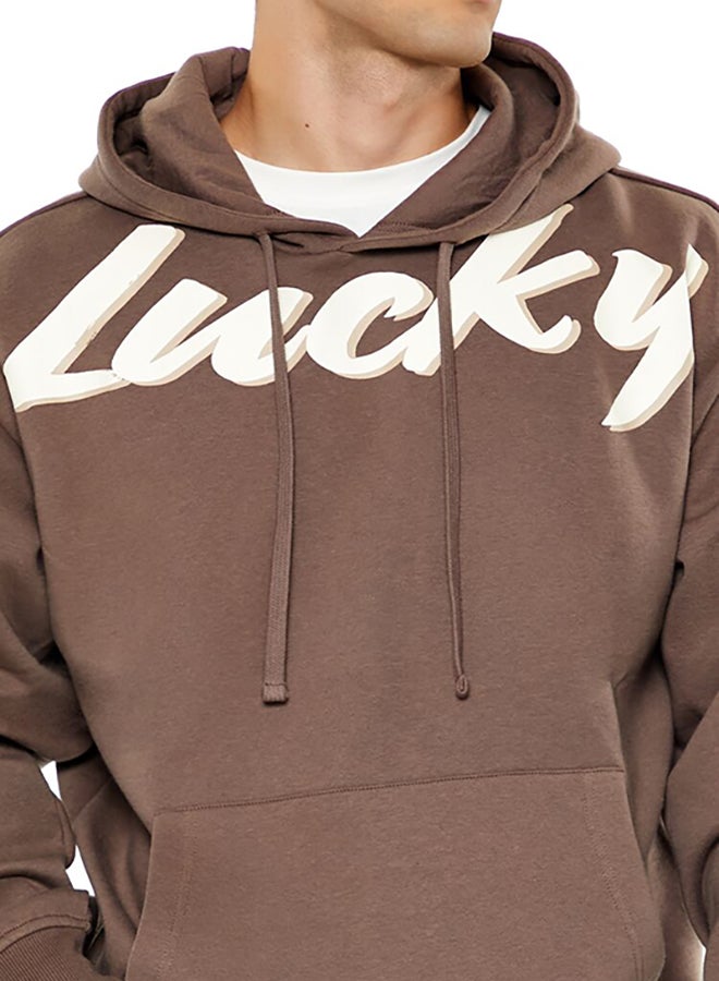 FOREVER 21 Lucky Horseshoe Graphic Hoodie - Image 5