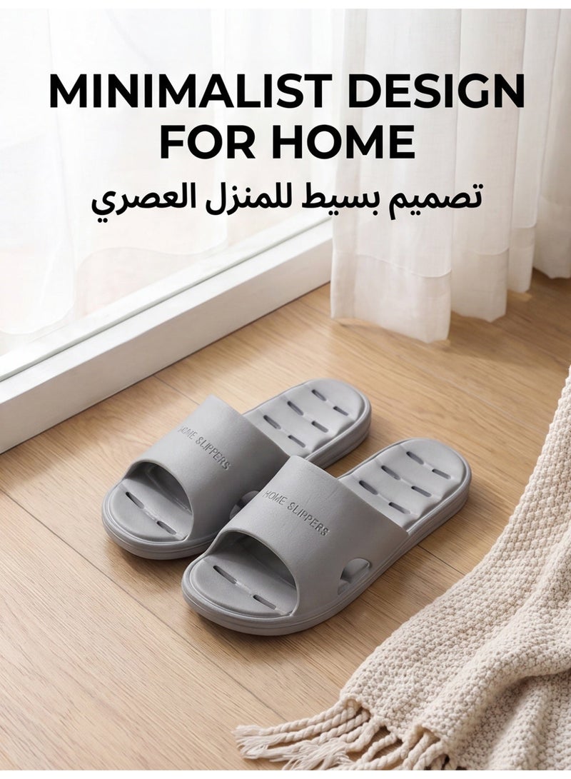 GUOLUOFEI Bathroom Quick Dry Anti-slip Lightweight Slippers for Men and Women Slides - Image 4