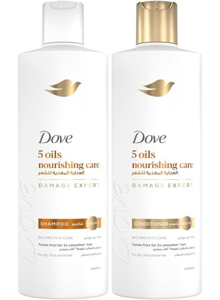 Dove 5 Oils Nourishing Care Shampoo & Nourishing Care Conditioner