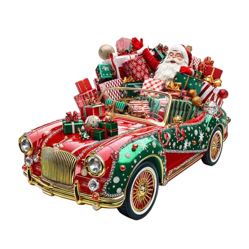 Artipuz Christmas Wooden Puzzles for Adults Crazy Christmas Wooden Puzzle Unique Shape Wood Jigsaw Puzzle for Adults Wood Puzzles Adult Gifts for Family Wall Art Home Decor 145pcs 114 99in M - Image 1