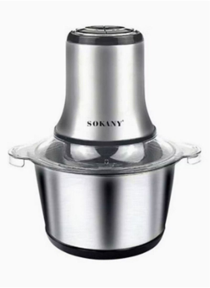 sokany قطاعة كبة من الفولاذ المقاوم للصدأ SK-7011 فضي  - Image 1