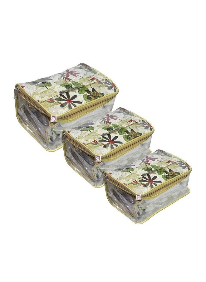 atorakushon Fabric Multipurpose Makeup Pouch Cosmetic Toiletary Jewelry Wardrobe Organiser Vanity Box  - Image 3