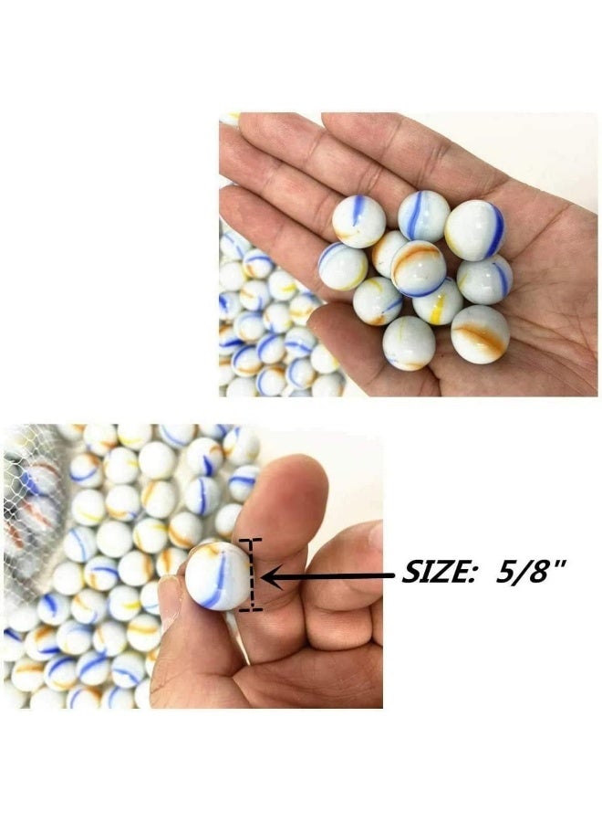 melfi 75 قطعة كرات زجاجية ملونة ألعاب رجعية ممتعة للأطفال كرات رخامية دائرية ألعاب قفز متنوعة الأنماط للحرف، هدايا الحفلات وزينة المنزل - Image 2