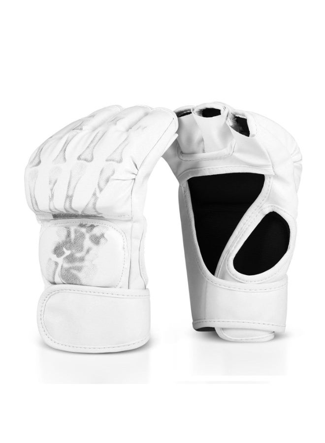Boxing Gloves for Men & Women, Fingerless Open Palm Training Gloves for Kickboxing, Muay Thai, Grappling & Bag Work - Image 2