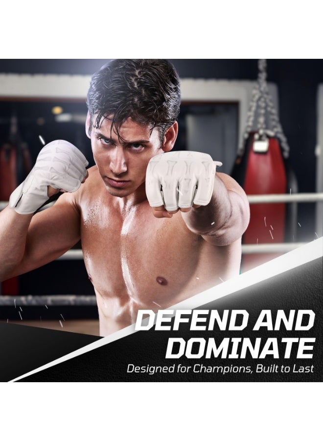 Boxing Gloves for Men & Women, Fingerless Open Palm Training Gloves for Kickboxing, Muay Thai, Grappling & Bag Work - Image 4