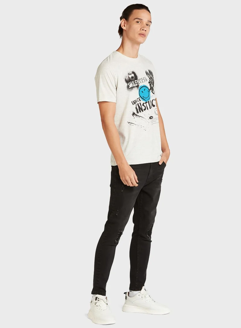 SP Characters Innate Instinct Crew Neck T-Shirt