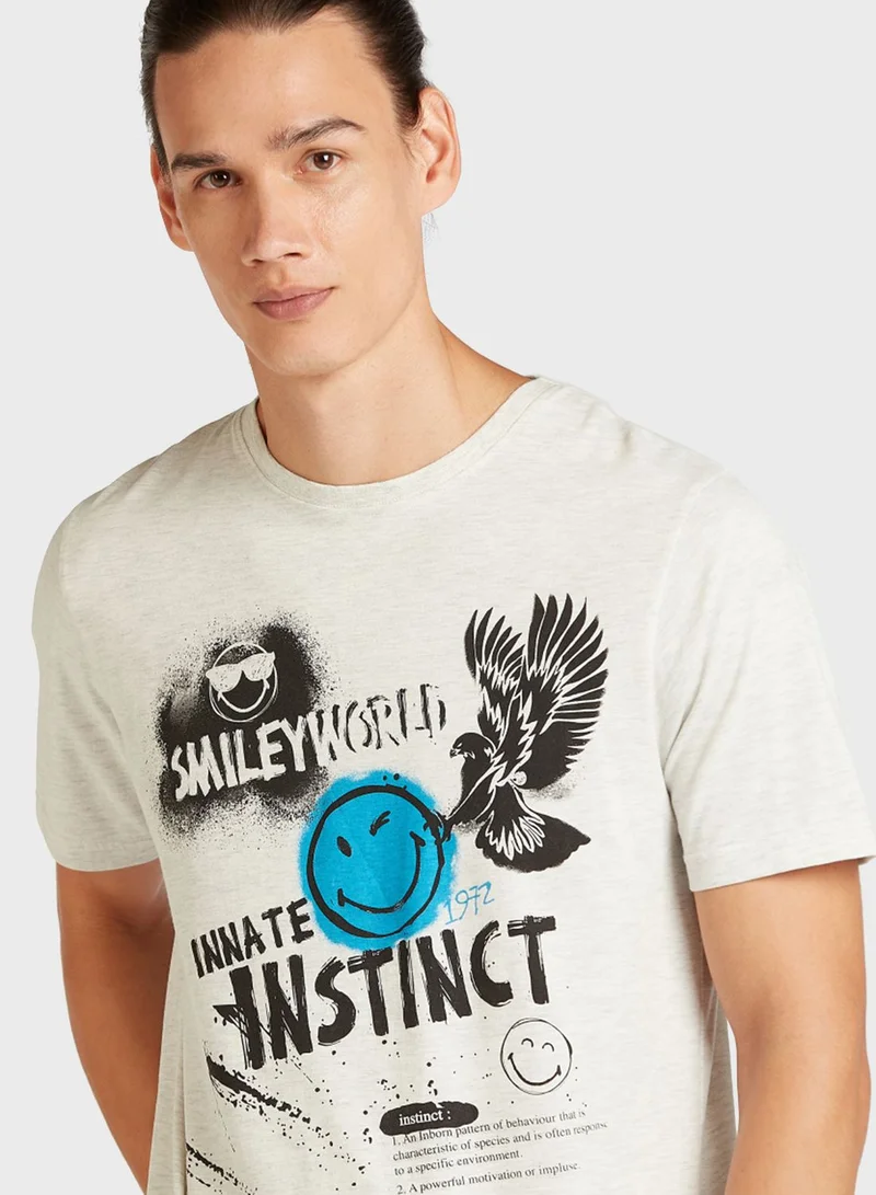 SP Characters Innate Instinct Crew Neck T-Shirt