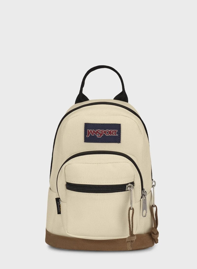 JANSPORT 【School Season】JANSPORT Mini school bag 22 x 7 x 16cm Small suede school bag - Image 1