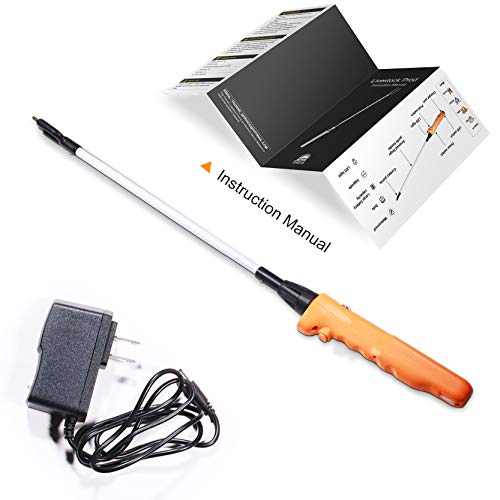 West Thorne Pro Cattle Prod, Waterproof Livestock Prod Stick with LED Light, Livestock Prod for Livestock Management(25.9in) - Image 1