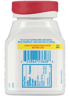 ALEVE Aleve Tablets with Easy Open Arthritis Cap, Naproxen Sodium, 220mg (NSAID) Pain Reliever/Fever Reducer  - Image 4