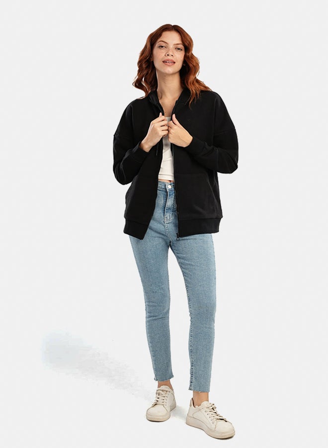 Carina Lounge Hoodie with Zipper Closure - Image 3