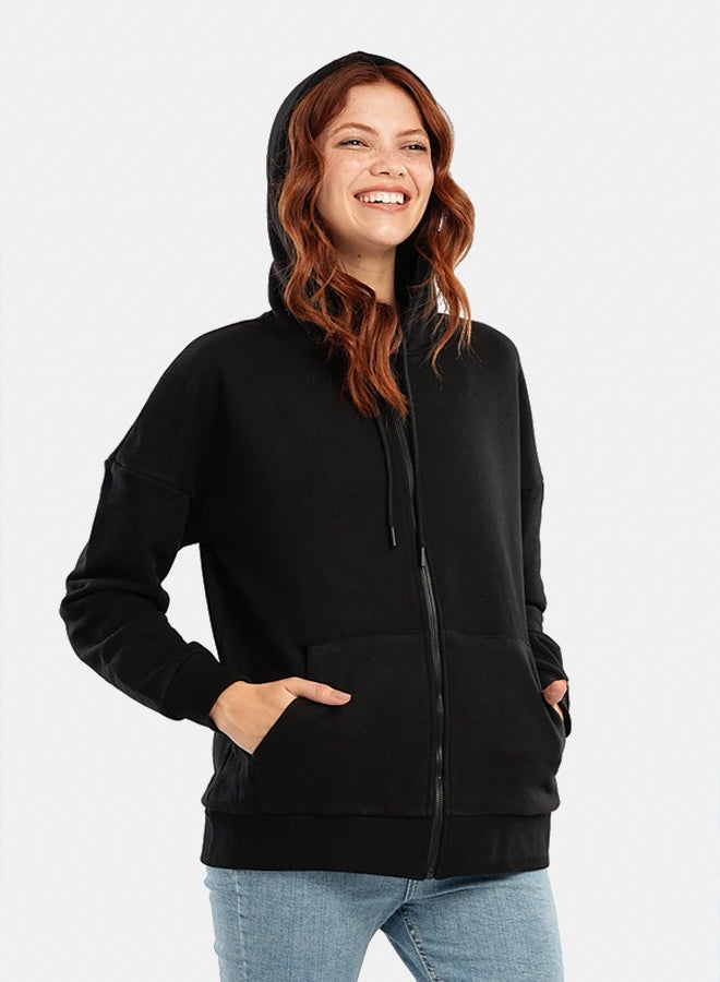 Carina Lounge Hoodie with Zipper Closure - Image 1
