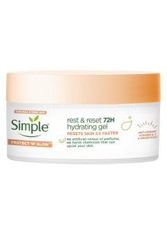 simple Protect N Glow Rest & Reset 72H Hydrating Gel 50 ML  - Image 2