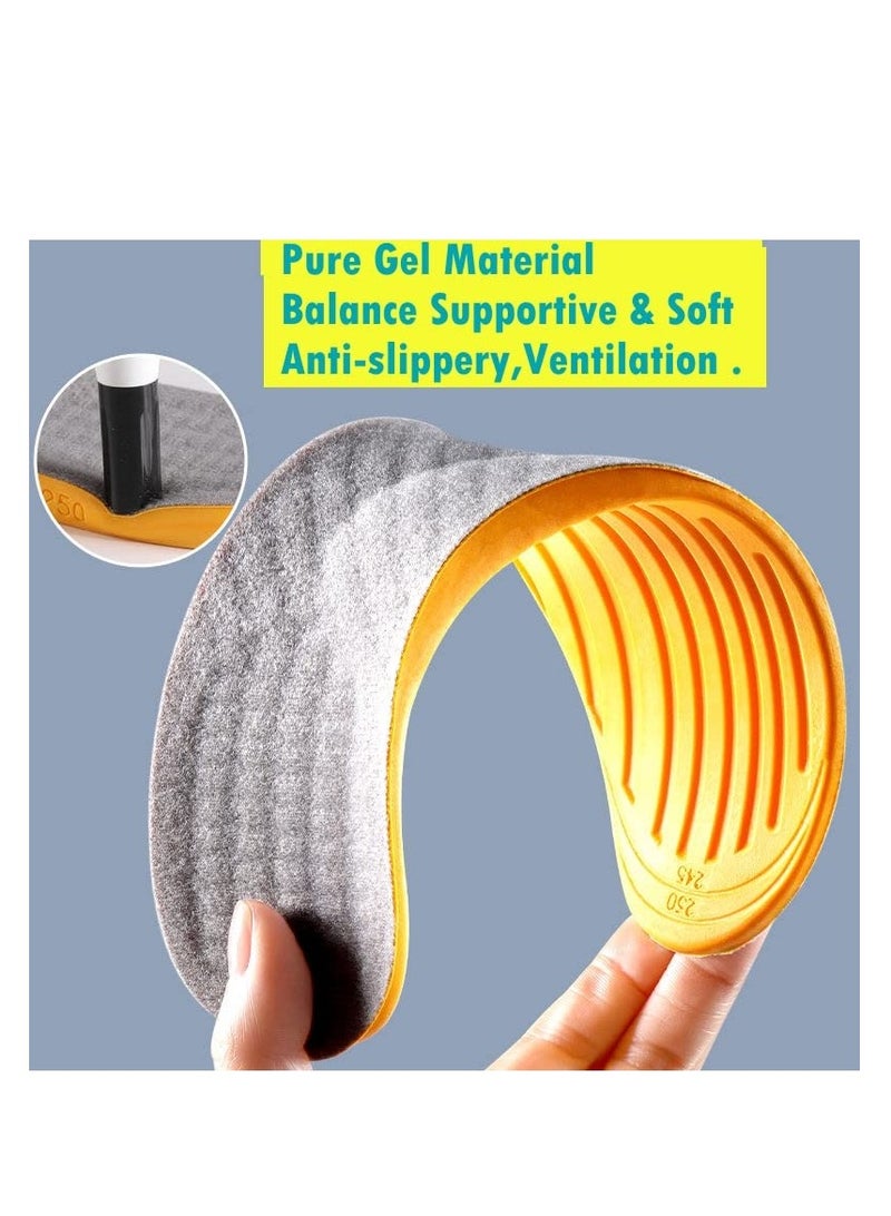 Zikra Posture Correcting Orthotic Insoles, 4 in 1 Gel Insoles, for Women and Men Plantar Fasciitis Pronation Flat feet High Arch Support Metatarsalgia X/O Valgus Varus Alignment Shoe Inserts - Image 5