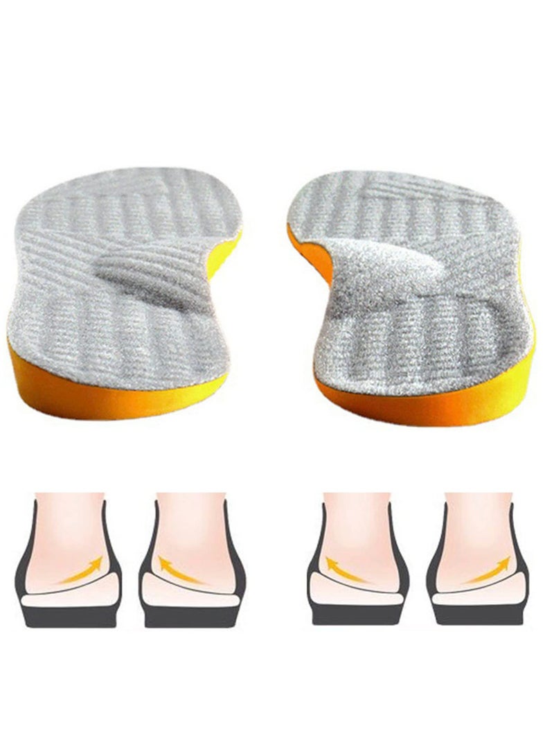 Zikra Posture Correcting Orthotic Insoles, 4 in 1 Gel Insoles, for Women and Men Plantar Fasciitis Pronation Flat feet High Arch Support Metatarsalgia X/O Valgus Varus Alignment Shoe Inserts - Image 1