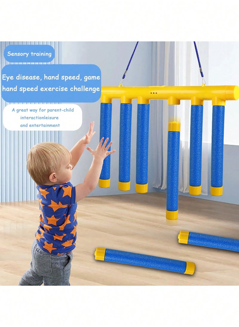 1pc Sensory Hand Stick Grabber Game for Kids – Focus & Quick Response Training Toy – Interactive Parent-Child Play, Durable Plastic, Mixed Colors – Perfect for Boys & Girls Ages 3-12 – Improves Coordination & Attention Skills  - Image 1