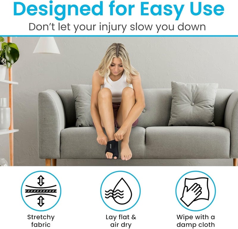 Arctic Flex Foot Ice Pack Pair Toe Wrap for Bunion Plantar Fasciitis Hallux Valgus Gout Swelling  Injuries  Cold  Heat Gel Therapy for Joint Pain Relief  Feet Recovery  Reusable Compression - Image 5