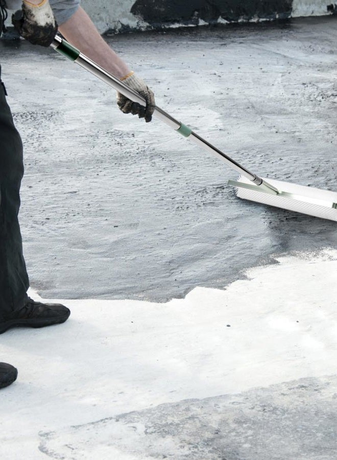 QWORK Spiked Screeding Compound Roller, 20" x 1" Latex Floor Self Leveling Screed Spiked Roller Remove Bubble Smooth Level Screed Surface with 30mm Nails/Teeth, with 5.2ft Telescopic Rod - Image 4