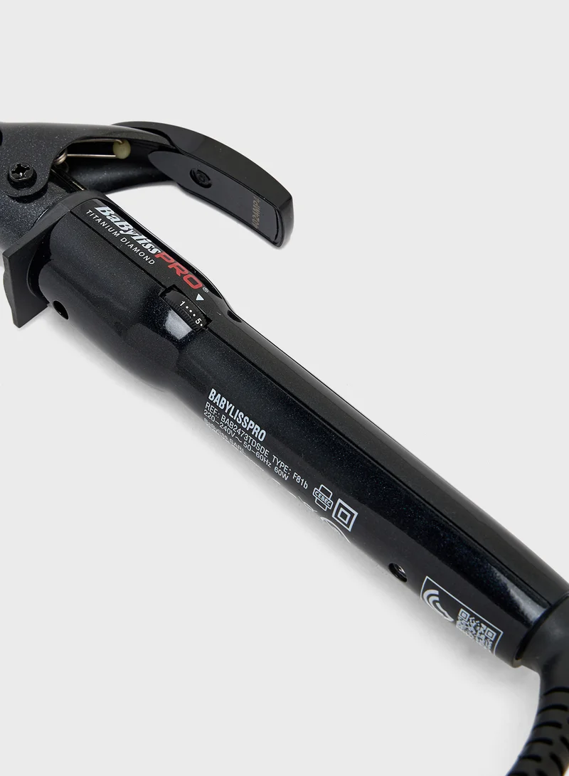 BaByliss Babyliss Pro 3572473 Extra-Long Dial-A-Heat Curling Irons 25Mm, Black - Pack Of 1