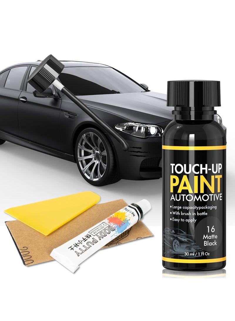 SYOSI Touch Up Paint for Cars, Scratch Repair Kit for Automotive Paint – Quick & Easy Vehicle Scratch Fix, Ideal for Minor Scratches and Paint Damage (Black) - Image 1