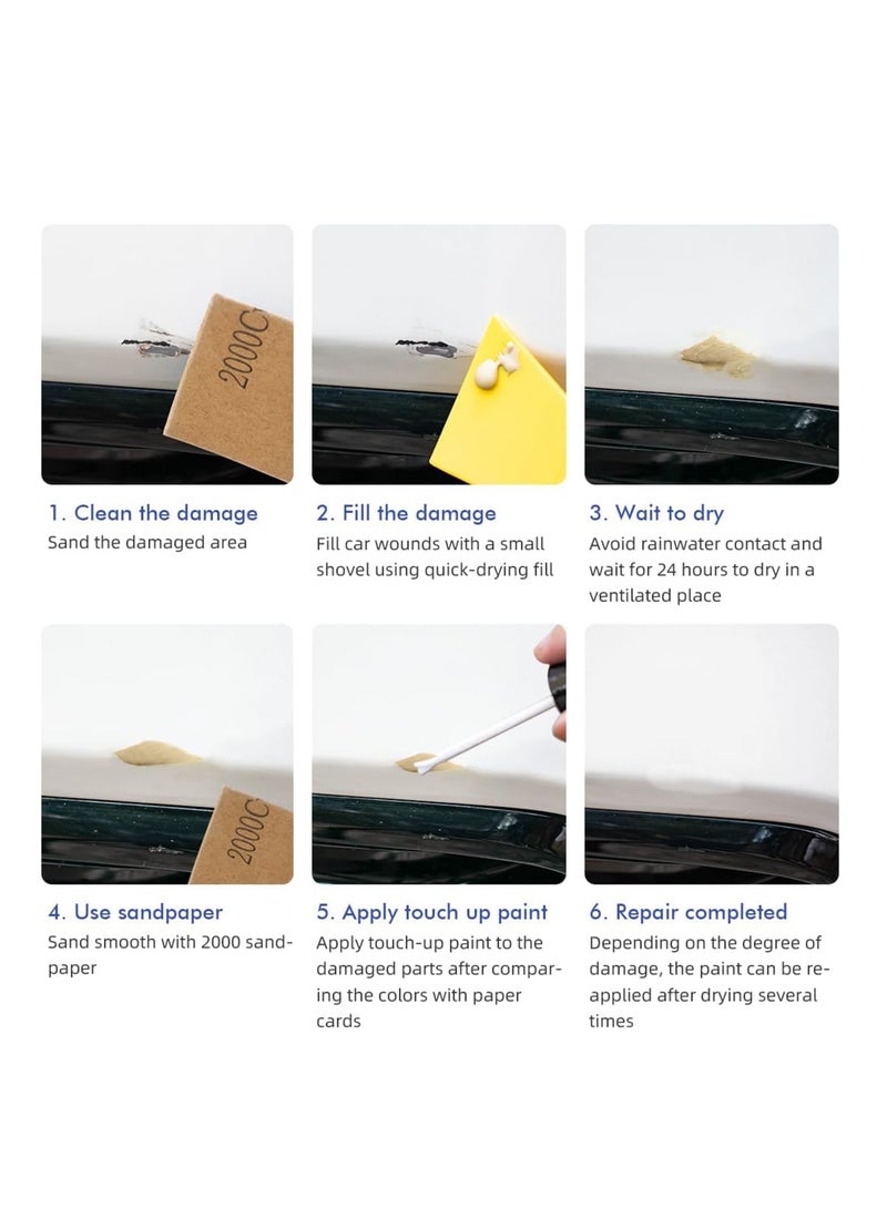 SYOSI Touch Up Paint for Cars, Scratch Repair Kit for Automotive Paint – Quick & Easy Vehicle Scratch Fix, Ideal for Minor Scratches and Paint Damage (Black) - Image 5