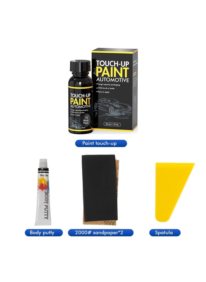 SYOSI Touch Up Paint for Cars, Scratch Repair Kit for Automotive Paint – Quick & Easy Vehicle Scratch Fix, Ideal for Minor Scratches and Paint Damage (Black) - Image 2