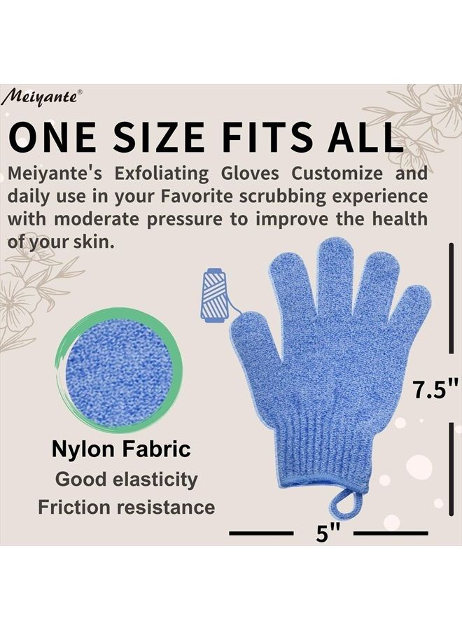Meiyante Exfoliating Glove - Body Scrub for Smooth and Soft Skin - Body Exfoliator for Ingrown Hair Dead Skin Remover and Itchy and Flaky Skin - Scrubber Shower Accessories 1 Pair Glove Mens Stocking Stuffer  - Image 5