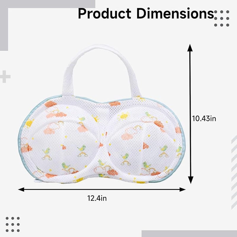 2 حقيبة غسيل حمالة الصدر مع إطار داعم شبكي مقوى لحماية الملابس الدقيقة أثناء الغسيل - Image 4