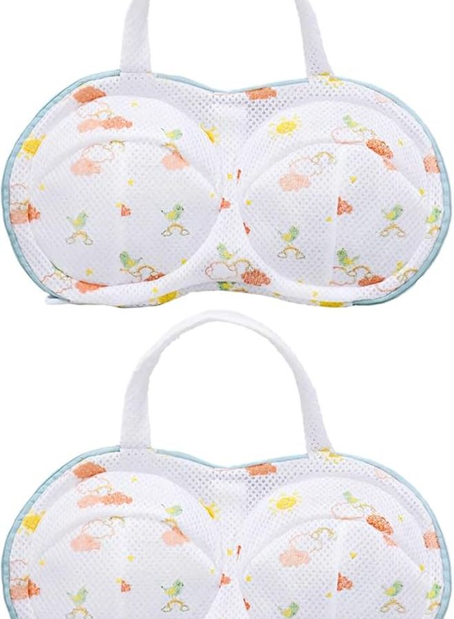 2 حقيبة غسيل حمالة الصدر مع إطار داعم شبكي مقوى لحماية الملابس الدقيقة أثناء الغسيل - Image 2