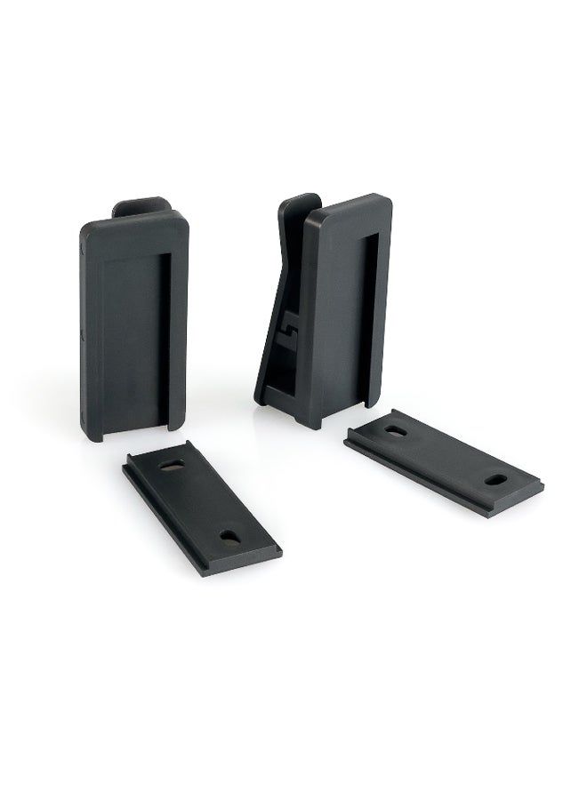 ديورابل حامل تابلت جداري بمشبك مبتكر لتثبيت موفر للمساحة للتابلت والهواتف الذكية، يدعم حتى 1 كجم، سمك حتى 10 مم، مناسب عموديا وأفقيا، صنع في ألمانيا — ديوريبل - Image 4