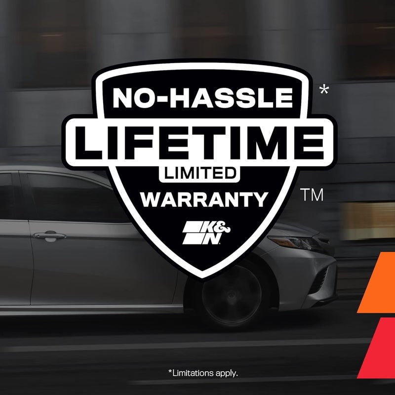K&N High-Flow Original Lifetime Engine Air Filter: Increase Power: Premium, Washable: Compatible with 2010-2024 Infiniti/Nissan: QX56, QX80, Armada, Patrol, 33-2456 - Image 3