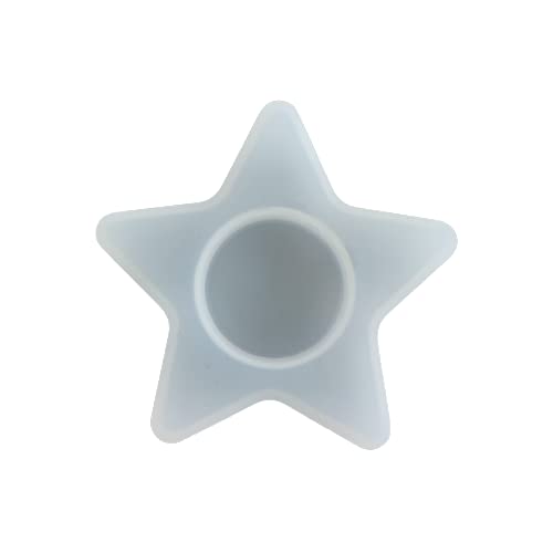 ARTOOL Star Tea Light Mould Resin Art Mold Star Shape Tea Light Mold Decorative DIY Tealight Candles Holder Set of 1