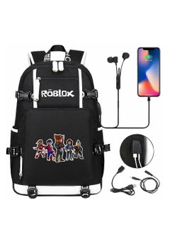 ROBLOX Comic USB Password Lock Backpack Three-Piece Set 