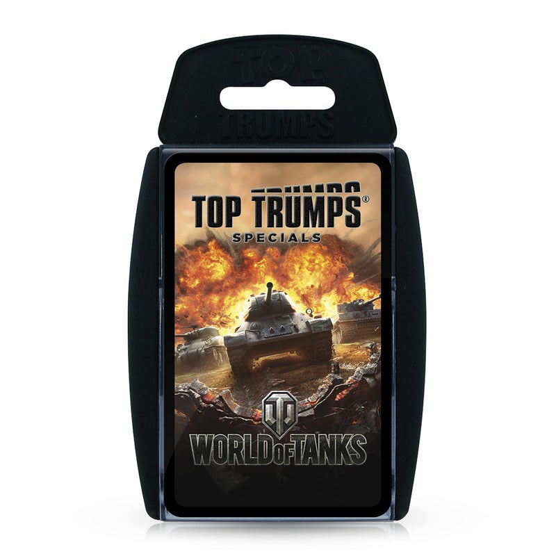 Top Trumps World of Tanks Classic Card Game, Learn about Shermans, Churchills, Tigers and T-34s in this educational pack, gift and toy for boys and girls aged 6 plus - Image 1