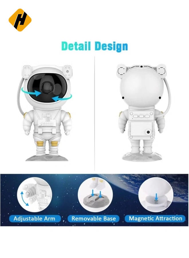 هوها Kids Star Projector Light Light Ksera LED LED LED LED LED لغرفة النوم ، وجهاز عرض Light Light مع TIMER ، والتحكم عن بعد ، وزاوية رأس قابلة للتعديل بزاوية 360 درجة ، وجهاز العرض الأيمن  - Image 4