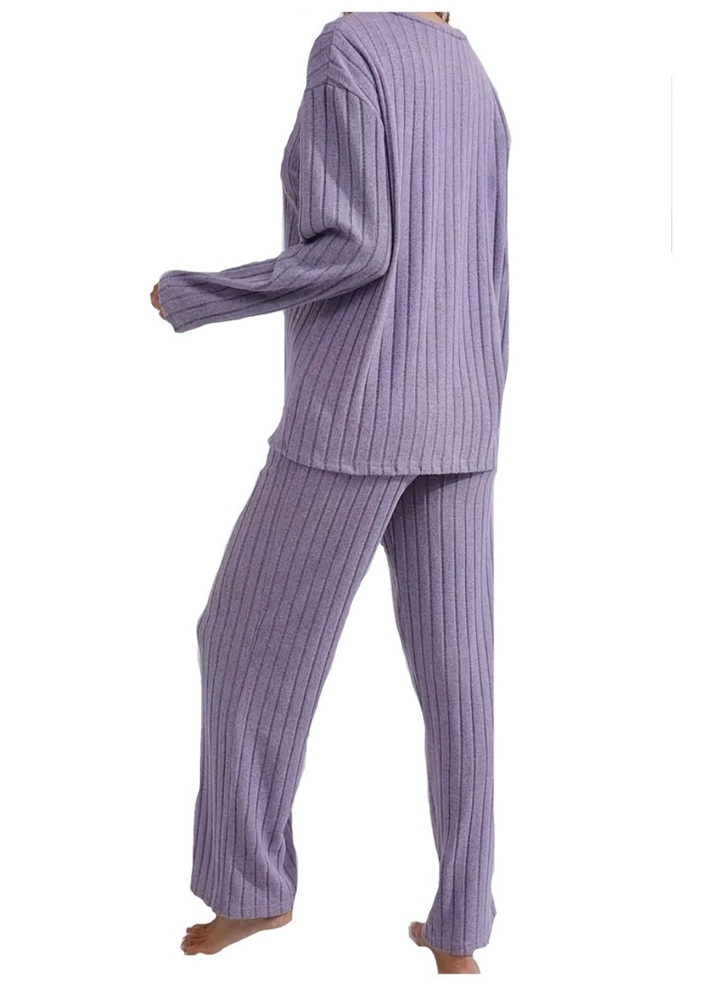 Pyjama set, Color lilac, Soft and Comfortable