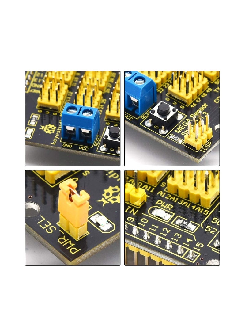 Keyestudio - MEGA Sensor Shield V1 for Arduino MEGA 2560 R3 - Image 1