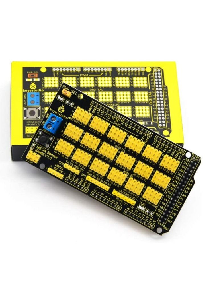 Keyestudio - MEGA Sensor Shield V1 for Arduino MEGA 2560 R3 - Image 1