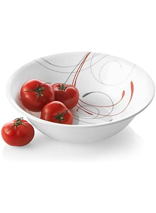 Corelle - Splendor Chip And Break Resistant 16Pc Dinner Set Service For 4 Red Gray 29 - Image 1